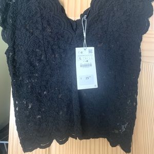BRAND NEW Zara lace top